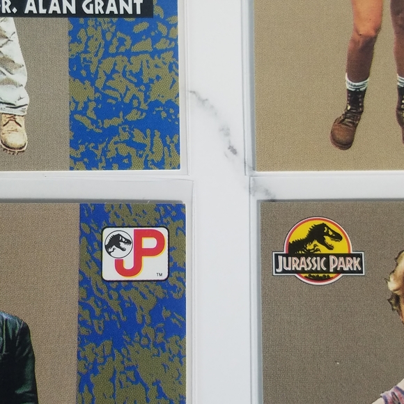 Vintage JP Topps Trading Cards Lot of 8 Jurassic Park Movie Cards Lot # 5 - Picture 4 of 11